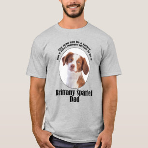 Camiseta Brittany Spaniel Dad