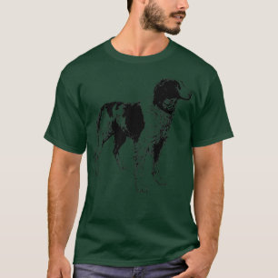 Camiseta Brittany Spaniel Dog Vintage Black Hunting Dogs Pe