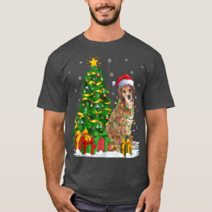Camiseta Brittany Spaniel Dog Xmas Tree Brittany Spaniel Ch