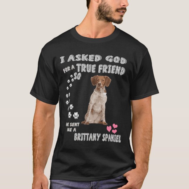 Camiseta Brittany Spaniel Francés Brittany Brittany Spaniel (Anverso)