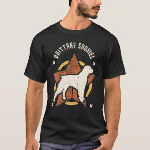 Camiseta Brittany Spaniel Vintage Retro Classic Dog