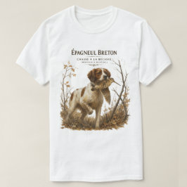 Camiseta Brittany Spaniel y chocha