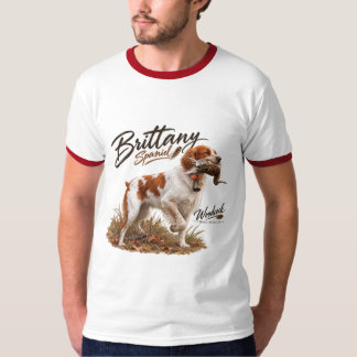 Camiseta Brittany Spaniel y chocha