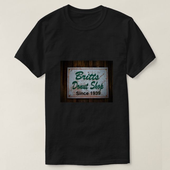 Camiseta Britt's Donut Shop Sign 1 Classic (Diseño del anverso)