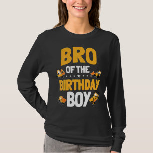 Camiseta Bro Del Trabajador De Construcción Del Niño De Cum