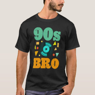 Camiseta Bro Vinyl Disco 1990 Fiesta temática 90