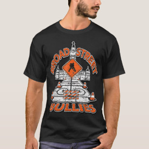 Camiseta Broad Street Bullies Filadelfia Naranja y negro