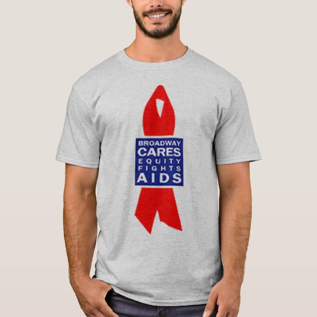 Camiseta Broadway cuida el SIDA (Anverso)