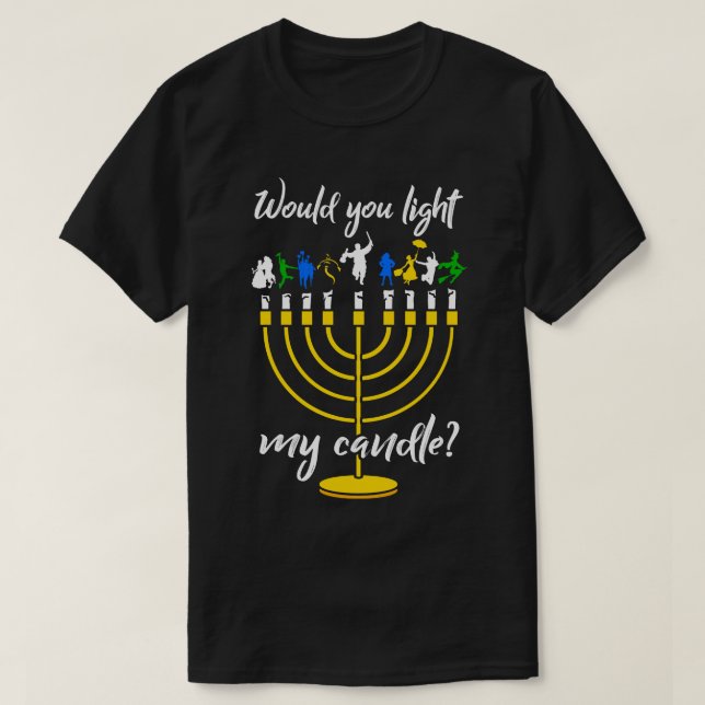 Camiseta Broadway Menorah (Diseño del anverso)