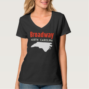 Camiseta Broadway North Carolina Ee.Uu.