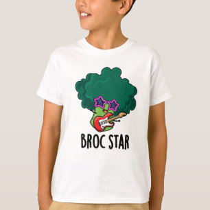 Camiseta Broc Star Funny Brocolli Rock Star Pun