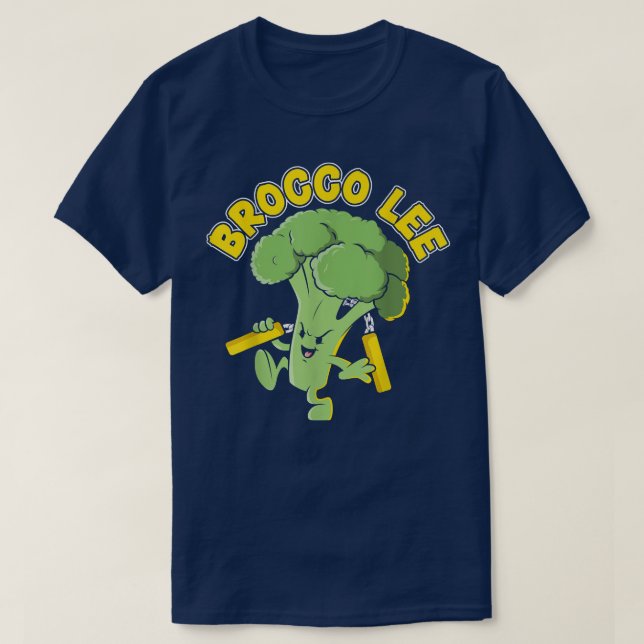 Camiseta Brocco Lee Vegetable Vegetarian Vegan Broccoli 241 (Diseño del anverso)