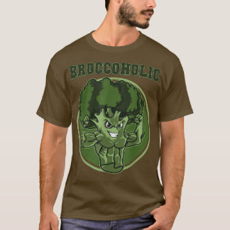Camiseta Broccoholic Vegetarian Fitness Broccoli