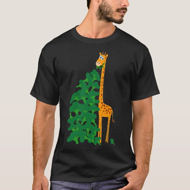 Camiseta Broccoli and Giraffe Classic T-Shirt (Anverso)