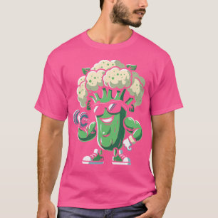 Camiseta Broccoli Biceps Workout - Gracioso Peso Gráfico Gi