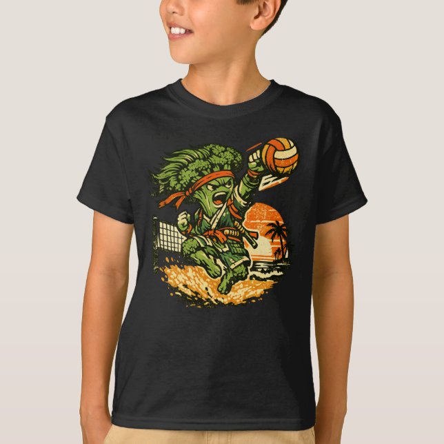 Camiseta Broccoli Bushido Beach Volleyball — Summer Spike  (Anverso)
