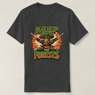 Camiseta Broccoli Bushido – MANTÉN LOS BOSQUES Héroe
