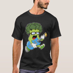 Camiseta Broccoli como músico con guitarra