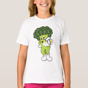 Camiseta Broccoli en los deportes de voleibol