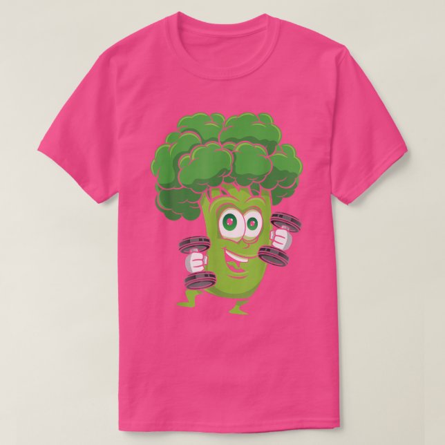 Camiseta Broccoli, Fitness Gym Gear Workve (Diseño del anverso)