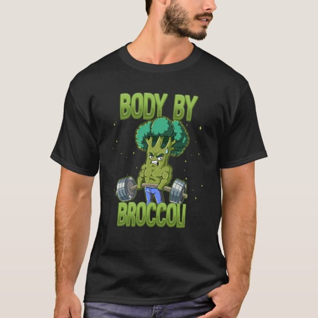 Camiseta Broccoli Gym Weight Training Body By Broccoli (Anverso)