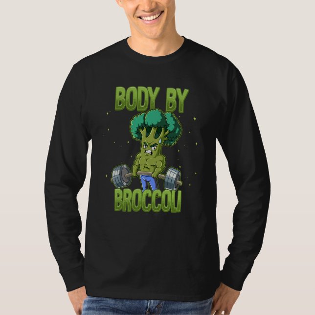 Camiseta Broccoli Gym Weight Training Body By Broccoli (Anverso)