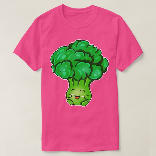 Camiseta Broccoli Kawaii Cute Vegetable Veggie Essen Fun (Diseño del anverso)