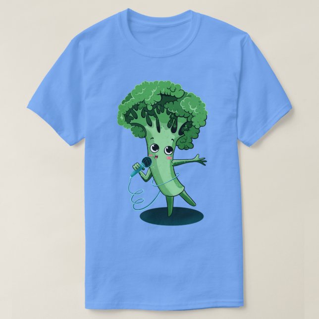 Camiseta Broccoli Singing (Diseño del anverso)