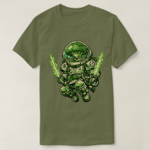 Broccoli Space Bushido — Guardián Cósmico Vintage