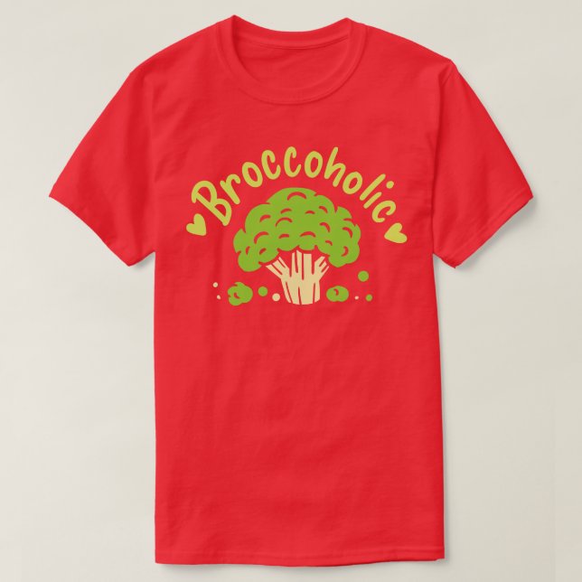 Camiseta Broccoli Vegan (Diseño del anverso)
