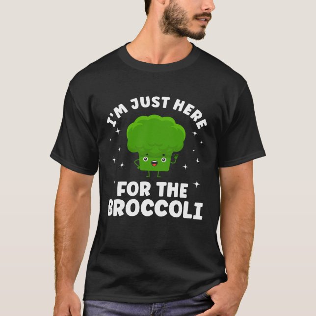 Camiseta Broccoli  Vegetable Vegetarian Broccoli Vegan Food (Anverso)