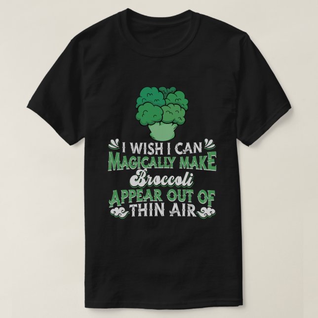 Camiseta Broccoli Veggie Vegan Magic Magic Vegetables Bro (Diseño del anverso)