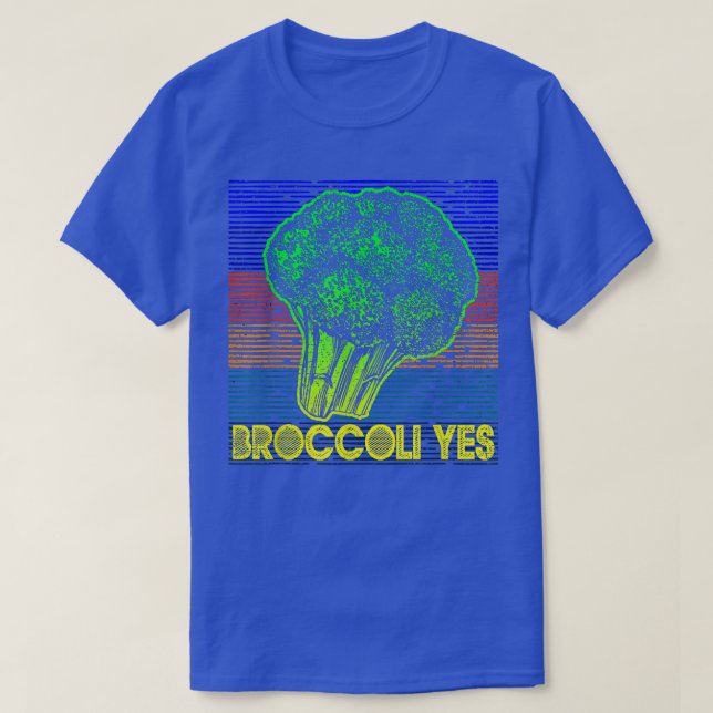 Camiseta Broccoli Yes Funny Vegetable Gardener 295 (Diseño del anverso)
