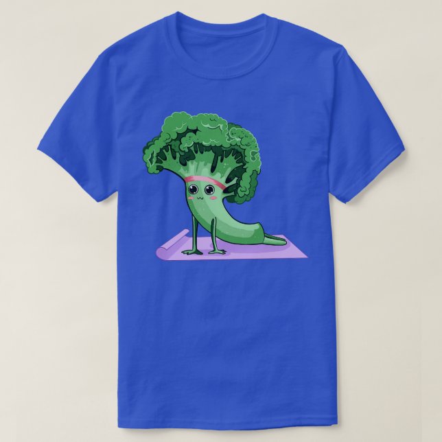 Camiseta Broccoli Yoga (Diseño del anverso)