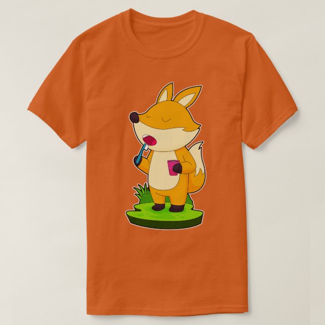 Camiseta Brocha dental de Fox (Diseño del anverso)