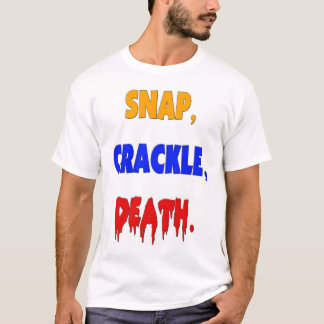 Camiseta Broche, crujido, muerte
