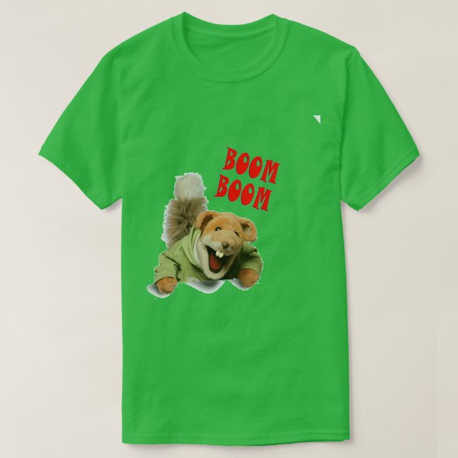 Camiseta broche de albahaca boom (Diseño del anverso)