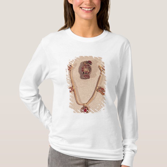 Camiseta broche Eagle-formada y un collar (Anverso)