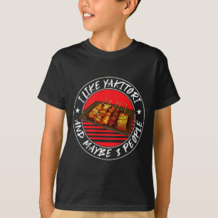 Camiseta Broches divertidos de yakitori de pollo para hombr