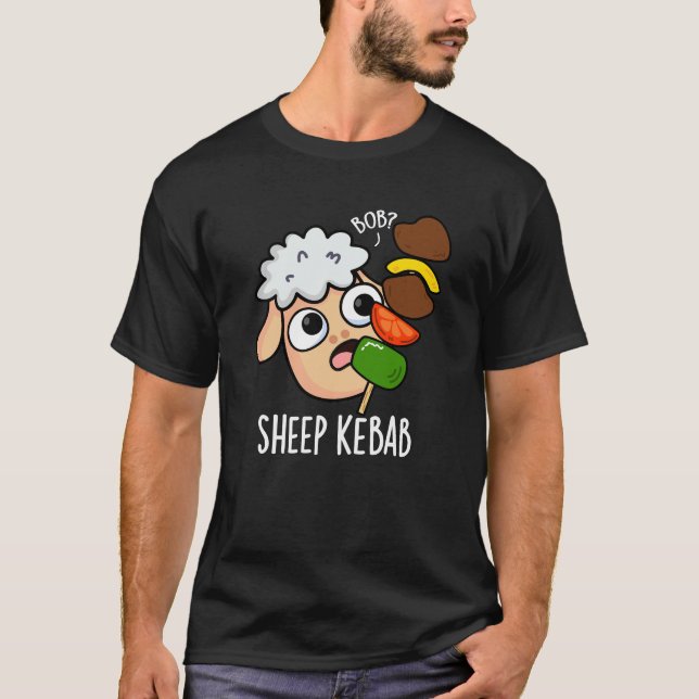 Camiseta Brocheta de cordero divertida brocheta de cordero  (Anverso)