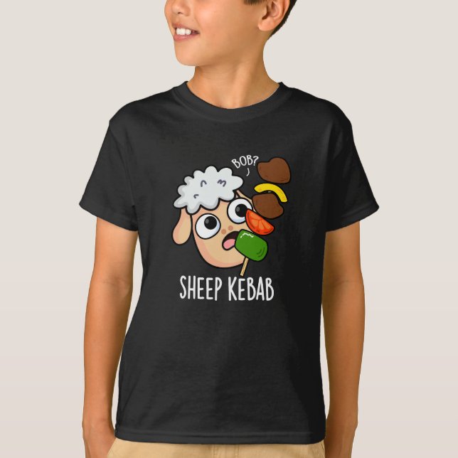 Camiseta Brocheta de cordero divertida brocheta de shish ke (Anverso)