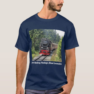 Camiseta Brocken Ferrocarril Nostalgic Steam Locomotive Tra