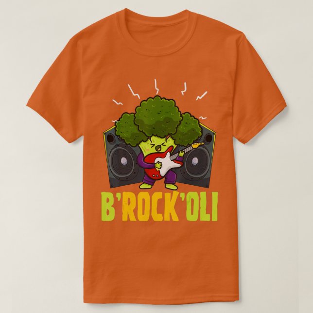 Camiseta BRockOli Broccoli Vegan Pun Vegetariano V (Diseño del anverso)