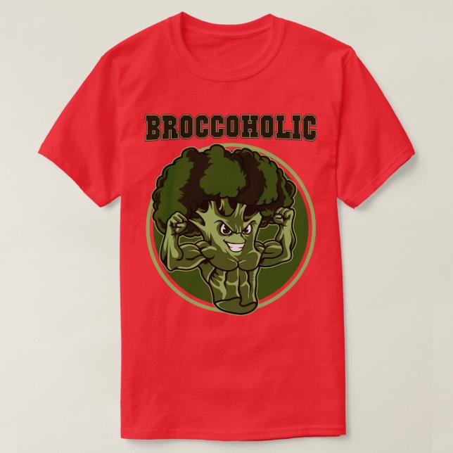 Camiseta Brocoholic (Diseño del anverso)