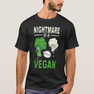 Camiseta Brócoli Coliflor Fantasma Pesadilla De Un Ha Vegan