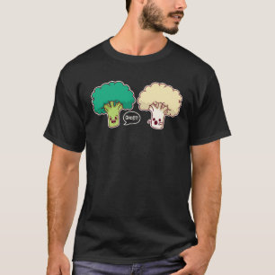 Camiseta Brócoli Coliflor Fantasma Vegano Vegetariano Veget