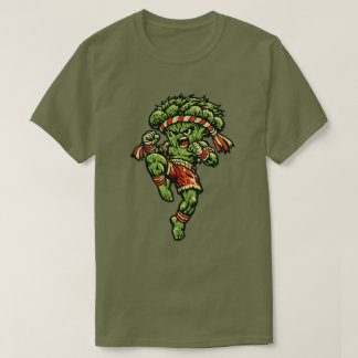 Camiseta Brócoli Muay Thai — Vintage Retro Street Fighter