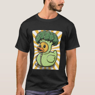 Camiseta Brócoli Pato Veggie Vegano Vegetariano