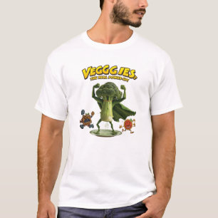 Camiseta Brócoli Superhéroe Verduras Poder