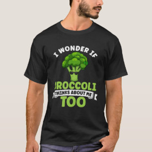 Camiseta Brócoli  Verdura Vegetariano Brócoli Vegano Comida